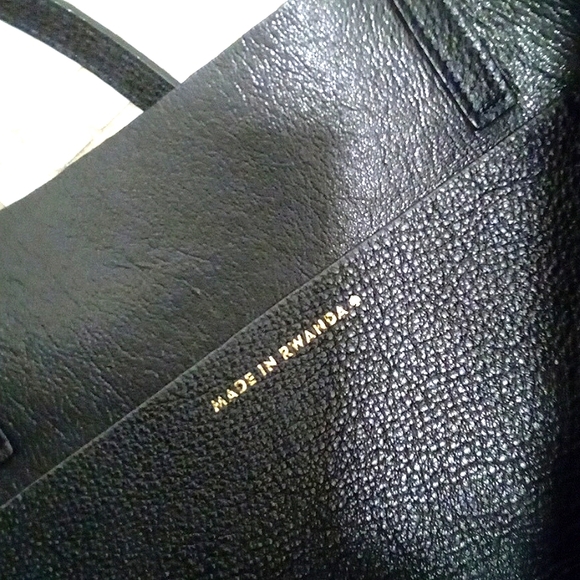 NEW! ๐HP๐Kate Spade Leather Tuxedo Tote - Picture 6 of 11